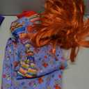 Spooktacular Creations Halloween Killer Costume for Child, Kids Play Blue Costume Jumpsuit and Wig Outfit(Medium (8-10yr))