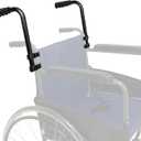 Wheelchair Handle Extenders, (400lbs Weight Capacity) Adjustable Wheel Chair Accessories Adults - Stroller Handle Extender, Extension for Wheelchair, Rallator & Stroller (Without Bake)