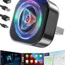 TICARVE Wireless CarPlay Adapter for iPhone Android Auto-Carplay Wireless Adapter Car Play Dongle-Convert Wired to Wireless | Plug & Play | Zero Latency | iOS 10+ Android 11+ (Dazzling Blue)