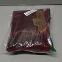 cyeollo Warm Dog Coat Fleece Sherpa Winter Sweater Coats, Turtleneck Dog Jacket Vest for Small Medium Large Dogs with Leash Hole, Soft Reversible Pet Coats for Cold Weather, Burgundy, L