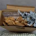 12 Sets Baby Shower Game Prizes for Winners Prize, Bamboo Spatulas Spoons with Gift Bags, Towel, Thank You Tags and Artificial Plant or Flower for Wedding Bridal Shower Party Favor(Green)