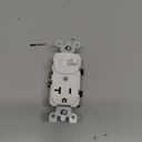 Leviton 5335 20 Amp, 120 Volt, Duplex Style Combination Single Pole Switch/Receptacle, Grounding, White