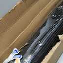Galvanized Black Vinyl Coated Hardware Cloth, 1/2 Inch Mesh 19 Gauge