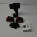 Leaf Blower Cordless with Battery and Charger, Powerful Handheld Air Blower with 2 X 4000mAh Batteries, Turbo Jet Blowers for Lawn Care, Patio Cleaning, Car Drying, Leaves, Dust, Snow