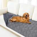 Smiry Waterproof Dog Bed Cover Blanket 30x70, Soft Reversible Pet Blanket, Washable Leakproof Cats Dogs Couch Cover for Sofa, Couch, Furniture, Grey/Dark Grey (30x70 Inch)