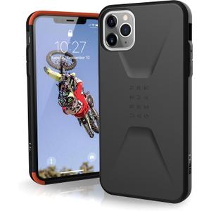 URBAN ARMOR GEAR UAG Designed for iPhone 11 Pro Max [6.5-inch Screen] Civilian Feather-Light Rugged [Black] Military Drop Tested iPhone Case