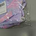 Tziharora Girls Swimsuit 3-4T Pink Purple Tie Dye Long Sleeve Rash Guard (Purple)