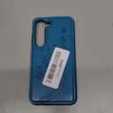 Korecase Wallet Phone Case for Samsung Galaxy S23 with Card Holder, Butterfly Floral PU Leather Back Flip Case -Blue