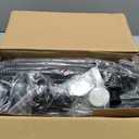 Room Divider No Drilling Curtain Rod Wall Divider for Room Separation, 4-10ft(H) 28-114inch(W) Adjustable, Heavy Duty Partition Space Separator Freestanding Tension Curtain Stand, Black