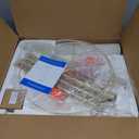 Gold Floor Lamp for Living Room 55-65" Adjustable Modern Brass Standing Lamp with Pull Chain Tall Pole Light with Beige Shade for Bedroom Reading Office Corner Nursery 9W LED Bulb Included 3 ColorTemp