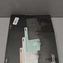 Trueque Wireless Keyboard and Mouse Combo - Full-Sized Ergonomic Keyboard with Wrist Rest, Phone Holder, Sleep Mode, Silent 2.4GHz Cordless Keyboards Mice Set for Computer, Laptop, PC, Windows (Pink) (1 PACK)