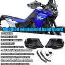For Tenere700 RALLY/WORLD RAID XTZ700/RALLY 2025 2026+ motorcycle hand guard hand guard windshield Handle both hands windproof tenere700 rally 2021-2026+ Motorcycle Accessories (Smoke Gray)