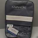 KAWAHOME Sherpa Fleece Queen Size Blanket for Bed - Extra Warm and Heavy Thick Blankets for Winter, Super Soft 500GSM Plush Blanket, 90"X 90" Dark Grey