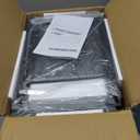 Snughome 31.9" Desk Shelf, Desktop Organizer Shelf, Desk Hutch Dorm, 3-Tier Desk Display Rack, Desktop Bookshelf, Multipurpose Wood Desk Organizer Storage Rack for Home Office Dorm