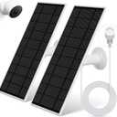 Solar Panel for Google Nest Camera, 2Pack Upgraded Solar Power Charger for Google Nest Cam Indoor & Outdoor(Battery Version), Flexible Solar Panels with IP65 Waterproof 13.1Ft Charging Cable