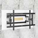 98 Heavy Duty 75 85 86 100 110 120 inch TV Wall Mount Slim Extra Large Screen Recessed for Flat and Curved, Extended Arm Swivel Mount, Max VESA 1000x600mm, Up to 176.4lbs