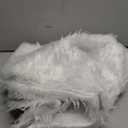 30Inch White Christmas Tree Skirt- Faux Fur Plush Small Christmas Tree Skirt Holiday Party Indoor Outdoor Christmas Decorations for Merry Christmas