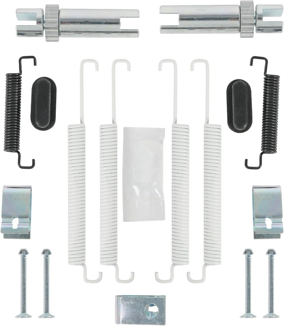 JDMSPEED HW7329 Rear Parking Brake Hardware Kit Compatible with 2007-2009 Chrysler Aspen 2003-2009 Dodge Durango 2002-2018 Ram 1500 2004-2007 Ford E-150 2013-2017 Ford F-250 F-350