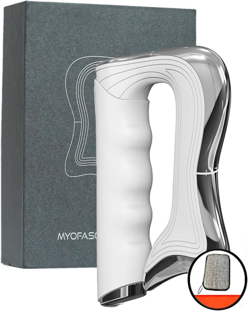 Electric Fascia Knife Multifunctional Massage Tool 2026 New v2 Pro, 3 Adjustable Strength Professional Grade Vibration Muscle Scraper Tool, Instant Muscle Relaxation Soreness Relief (Non-Heated, White)