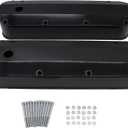 1 Pair Black Fabricated Aluminum Valve Cover Bolts with Hole for Ford 68-97 Big Block BB BBF 429 460