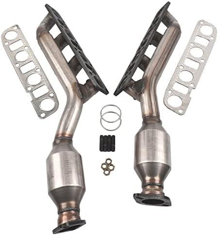 NEWZQ Front Left and Right Manifold Catalytic Converters Replacement for Infiniti QX56 Nissan NV2500 NV3500 Armada Pathfinder Titan 5.6L