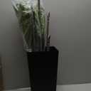 Artificial Palm Tree 5FT - Fake Tree with Black Tall Planter - Faux Tropical Areca Floor Plant in Pot - Artificial Silk Plant for Home Office Living Room Decor Indoor