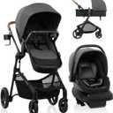 Evenflo Pivot NXT Travel System with LiteMax NXT Infant Car Seat (Silverado Gray) (EXP: 2035/12/22)