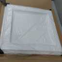 WOWSTAR 12-Pack 24"x24" Drop Ceiling Tiles, Waterproof Glue up Ceiling Panels, Modern Style 3D Wall Panels, White