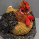 8Pcs Chicken Stuffed Animal, Stuffed Hen with Little Baby Chicks and Coop, Easter Plush Gifts Toys for Kids, Hit of Christmas Farm Party