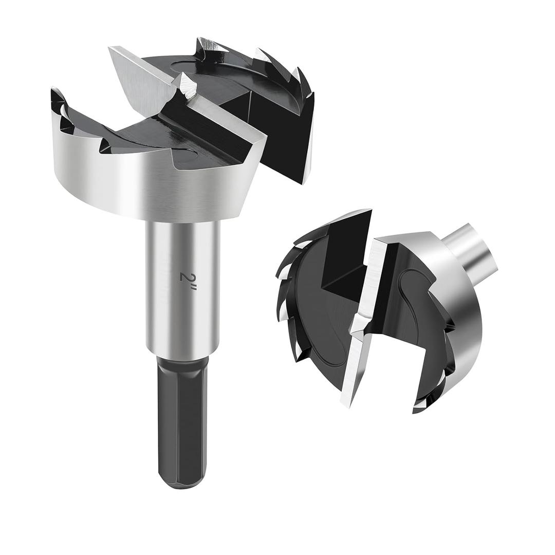 2 Inch Forstner Bit for Woodworking,2" Forstner Drill Bit for Wood,Wood Drill Bit Woodworking Hinge Cutter Tool for Wood Plywood Plastic