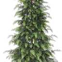 Christmas Tree,5FT Artificial Cedar Trees Topiary for Front Porch Decor,Fake Pine Shrubs Potted Plants Faux Bushes Cypress UV Resistant for Outdoor Indoor Door Offices Farmhouse Home Decor