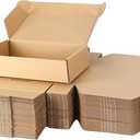 PHAREGE 9x6x2 inch Shipping Boxes Bulk 50 Pack Brown, Tab Lock Tuck Top Mailer Boxes for Packaging Small Business, Small Cardboard Gift Boxes for Wrapping Mailing Present