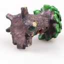 Fairy Garden Tree House  Resin Tiny Miniature Fairy House Accessories, Outdoor/Indoor Decoration for Home, Yard, Patio, Balcony, Christmas Dcor (Dark Green)