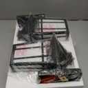 Darkaway Outdoor Wall Lights for House, 2pcs Exterior Lighting Fixtures Wall Mount Porch Lights Waterproof Outdoor Sconce Lights with Water Ripple Glass for Patio Hallway Garage (11inch-2pack, Black)