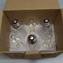 Brightever Dimmable LED Light Bulbs 60W Equivalent, 4000K Neutral White Edison Light Bulb, 7W, 850LM Vintage E26 Base Bulb, 90+CRI, ST58 Clear Glass Antique LED Filament Bulbs for Bathroom, 6-Pack