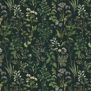 Dimoon Black and Green Leaf Wallpaper 236inch