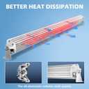 Marine Light Bar 42 Inch Double Row White LED for Boat Truck | Spot Flood Slim Work Lighting, 300W Driving Fog Lamp, Spotlight for Pickup, ATV, UTV, Off-Road, 9-36V IP68 P69K Waterproof