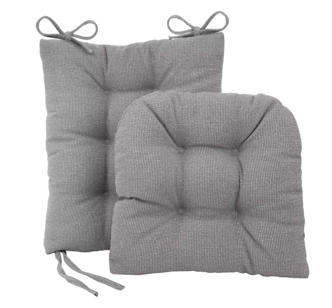 Gripper Jumbo Saturn Rocking Chair Cushion Set Include Seat and Back Cushion, Size 23x19 and 17x17
