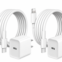 iPhone Charger Fast Charging 2 Pack 20W USB C Charger with Lightning Cable For iPhone 14/13/12/11/Pro/Pro Max/Mini/Xs Max/XR/X, iPad 