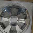 Crystal Fandelier Ceiling Fan with Lights and Remote LED Chandelier Fan, D18.9"*H5.5"