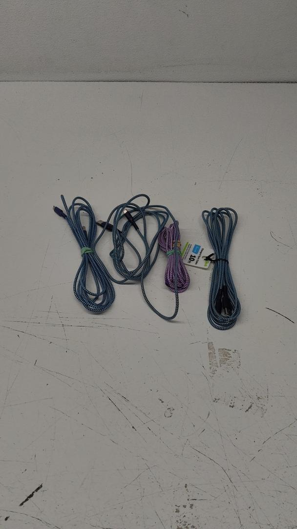 Cell Candy 10 Foot Charger & Sync Cable , Pack Of 4