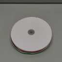 Green White Red Striped Grosgrain Ribbon, 1" x 50yds Double-Sided Striped Ribbon, Patriotic Ribbonfor Cheerleading Decorations, National Day, Christmas Decorations, Home Decoration