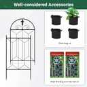 Metal Trellis Outdoor 70.8" x 19.5" - 4 Pack, Trellis for Climbing Plants Outdoor, Rustproof Metal Garden Trellis for Vine Cucumbers, Vegetables, Flower Support