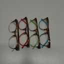 Reading Glasses For Women,Blue Light Blocking Fashion Pattern Print Spring Hinge Computer Readers,Cheaters (4 Color Mix)