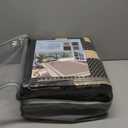 RURALITY Outdoor Rugs 6x9 Waterproof for Patios Clearance,Plastic Straw Mats for Backyard,Porch,Deck,Balcony,Black&Beige