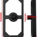 0.5 Inch Universal Billet Aluminum Leaf Spring Lowering Block Kit for Ride Height Adjustment 2 Pack Black