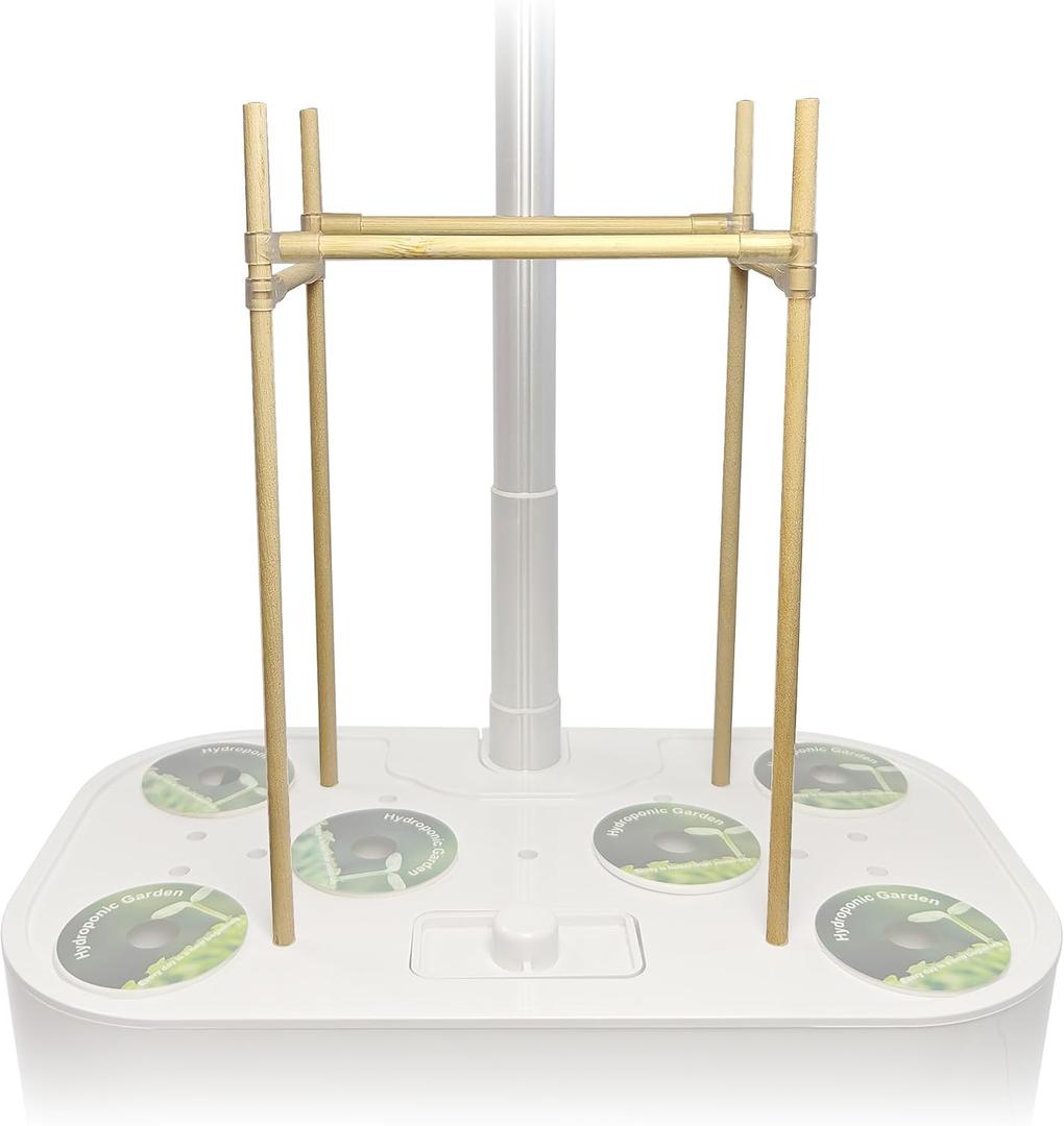 Trellis System (20 PCS) Plant Support Stakes Kit, 7.87 Inches Plant Stakes for Indoor Hydroponic Growing System, Compatible with Aerogarden Harvest XL Bounty and iDOO Indoor Garden
