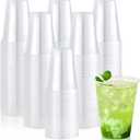 Lilymicky 390 Pack 16 oz Clear Plastic Cups, Cold Disposable Plastic Drinking Cups for Parties, Picnic, BBQ, Travel, and Events
