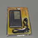 Digital Wind Instrument Tuner Metronome for Alto Saxophone, Flute, Trumpet, Clarinet, Large LCD Display, Clip-on Pickup, 3 Modes, Black