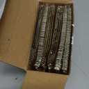 WDF Disposable Plastic Mini Forks 300 Pieces 4 Inches | Mini Gold Forks | Plastic Dessert Forks | Perfect for Small Appetizers and Desserts for Wedding/Party/Birthday